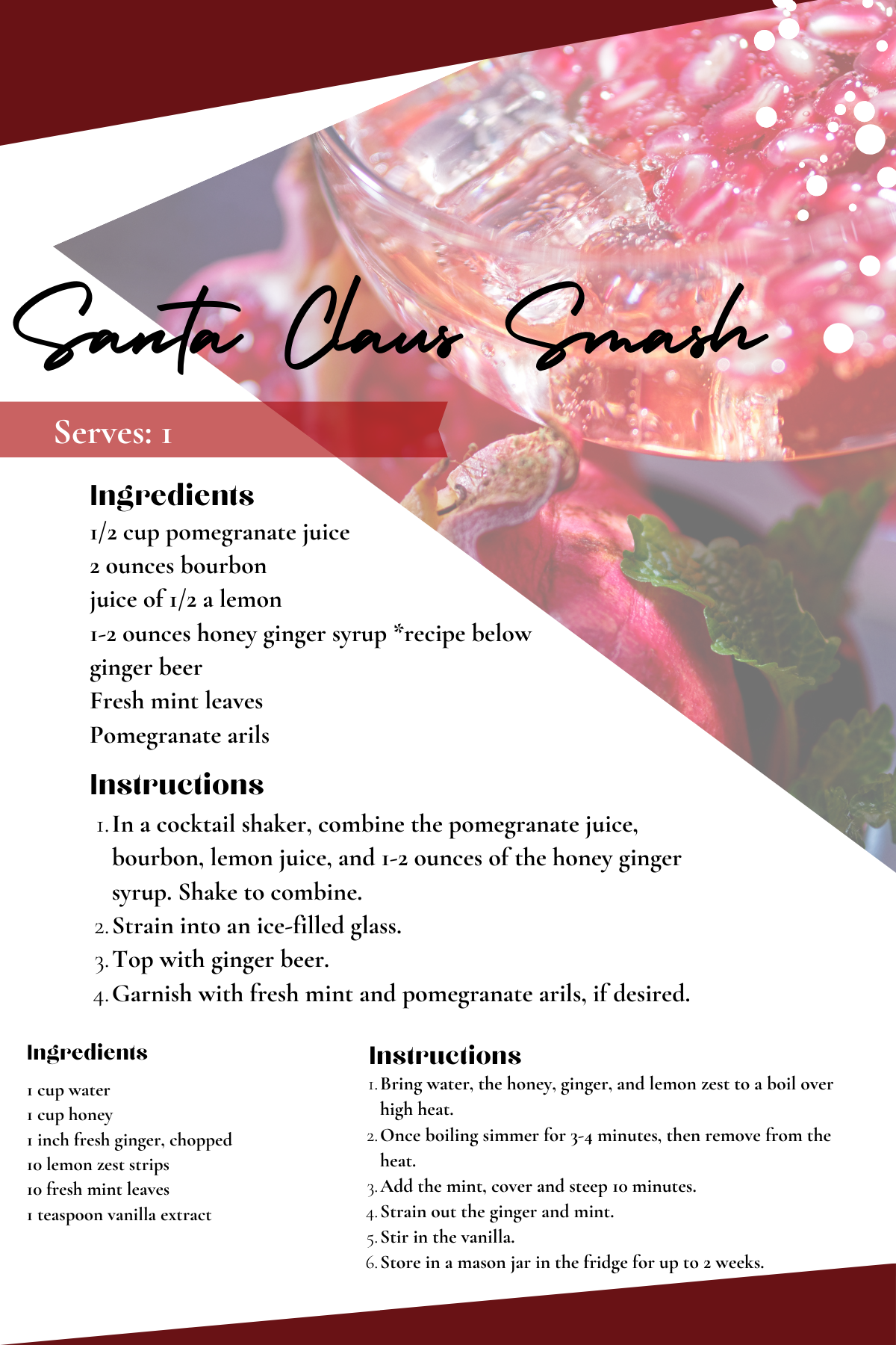 Klassy Baste Holiday Cocktails
